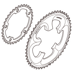 Shimano Kettenblatt ULTEGRA FC-6750 50 Zähne F