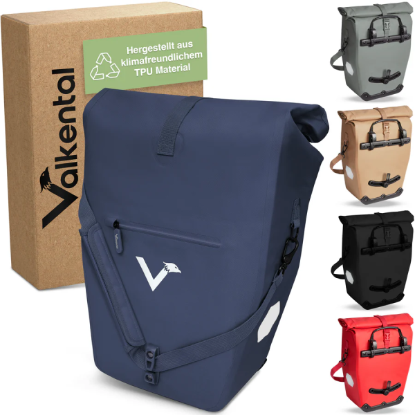 Valkental ValkOcean Gepäckträgertasche meeresblau