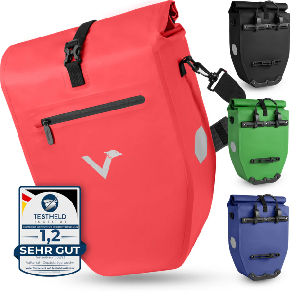 Valkental ValkBasic Gepäckträgertasche rot