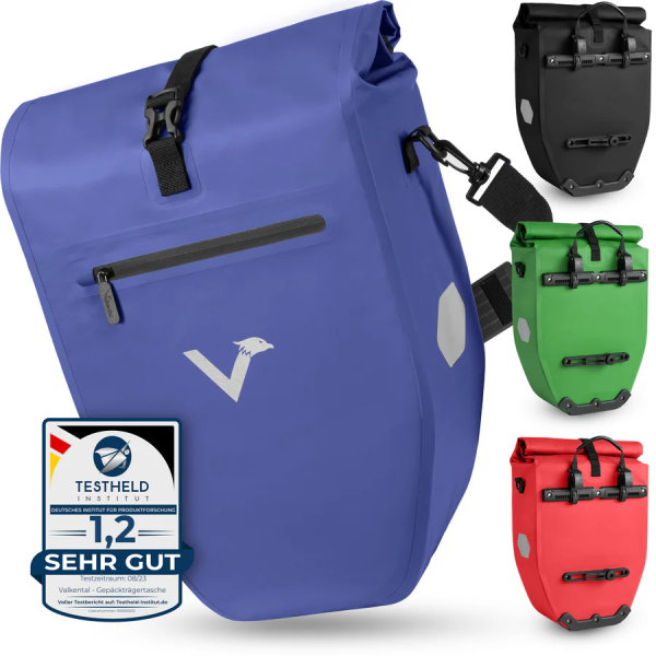 Valkental ValkBasic Gepäckträgertasche Blau